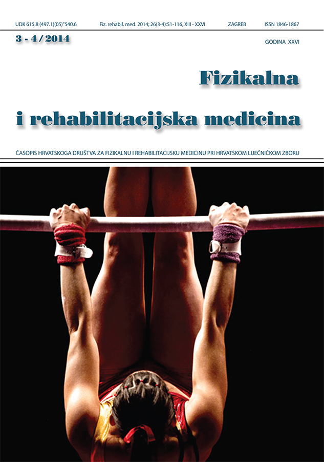 Fizikalna i rehabilitacijska medicina – god 2014 br 3 – 4