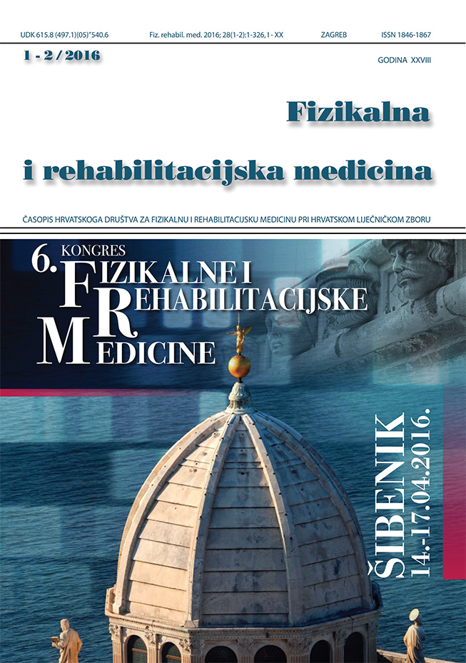 Fizikalna i rehabilitacijska medicina – god 2016 br 1 – 2